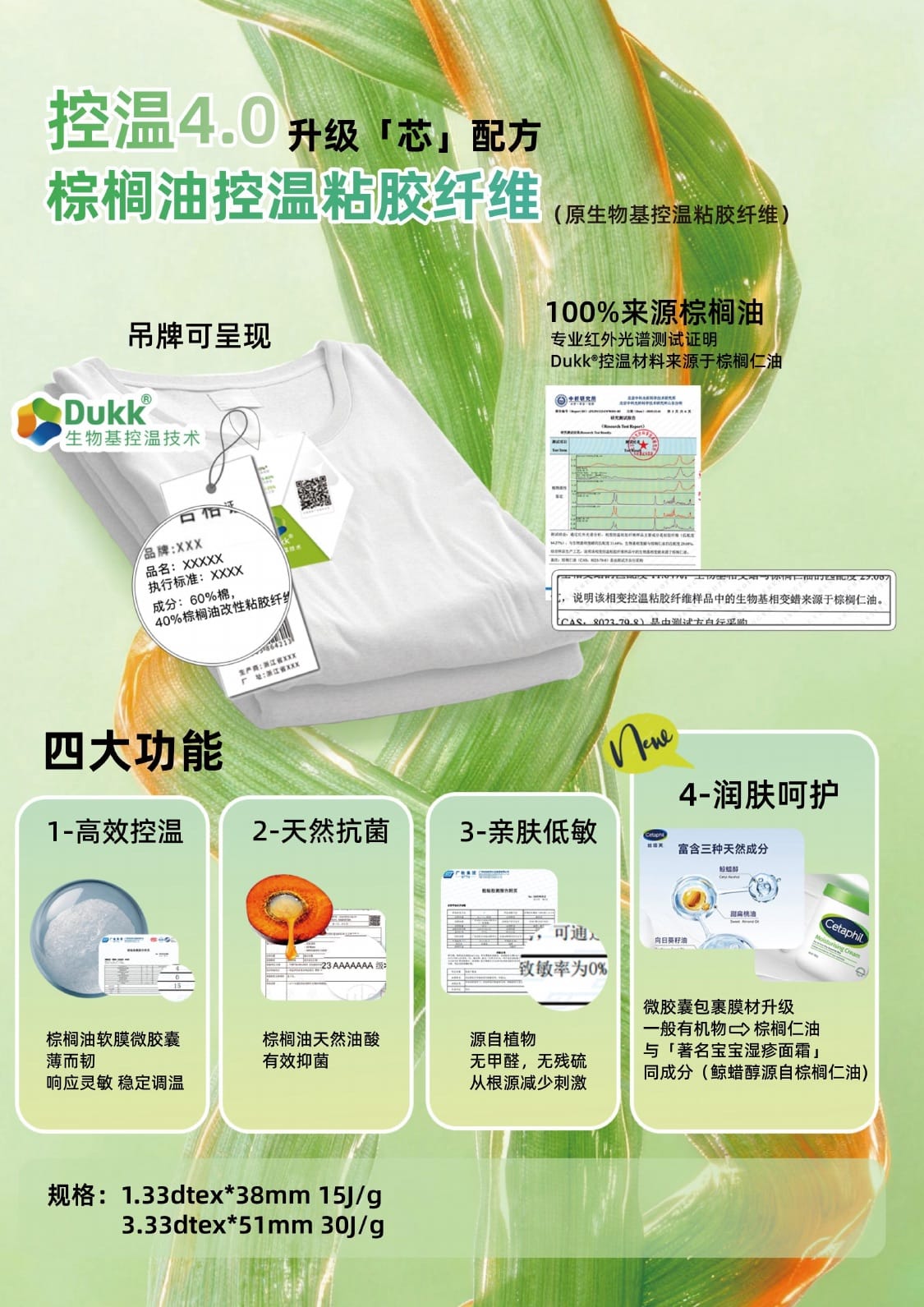 DUKK viscose material overview