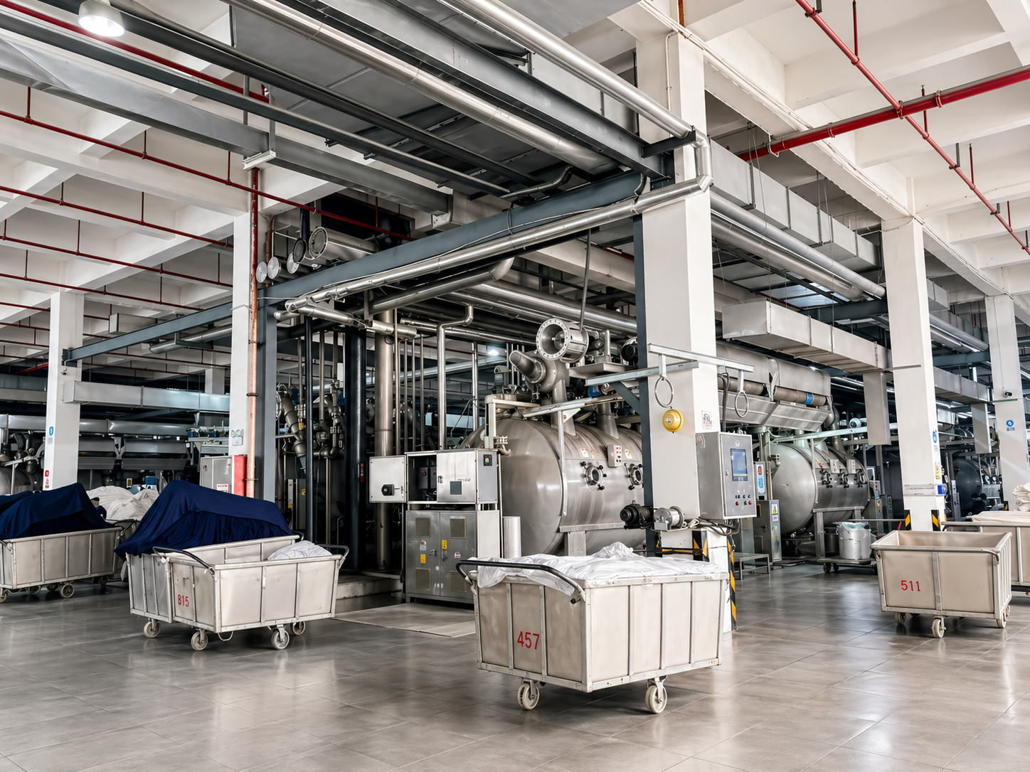 Topade dyeing and finishing factory detail