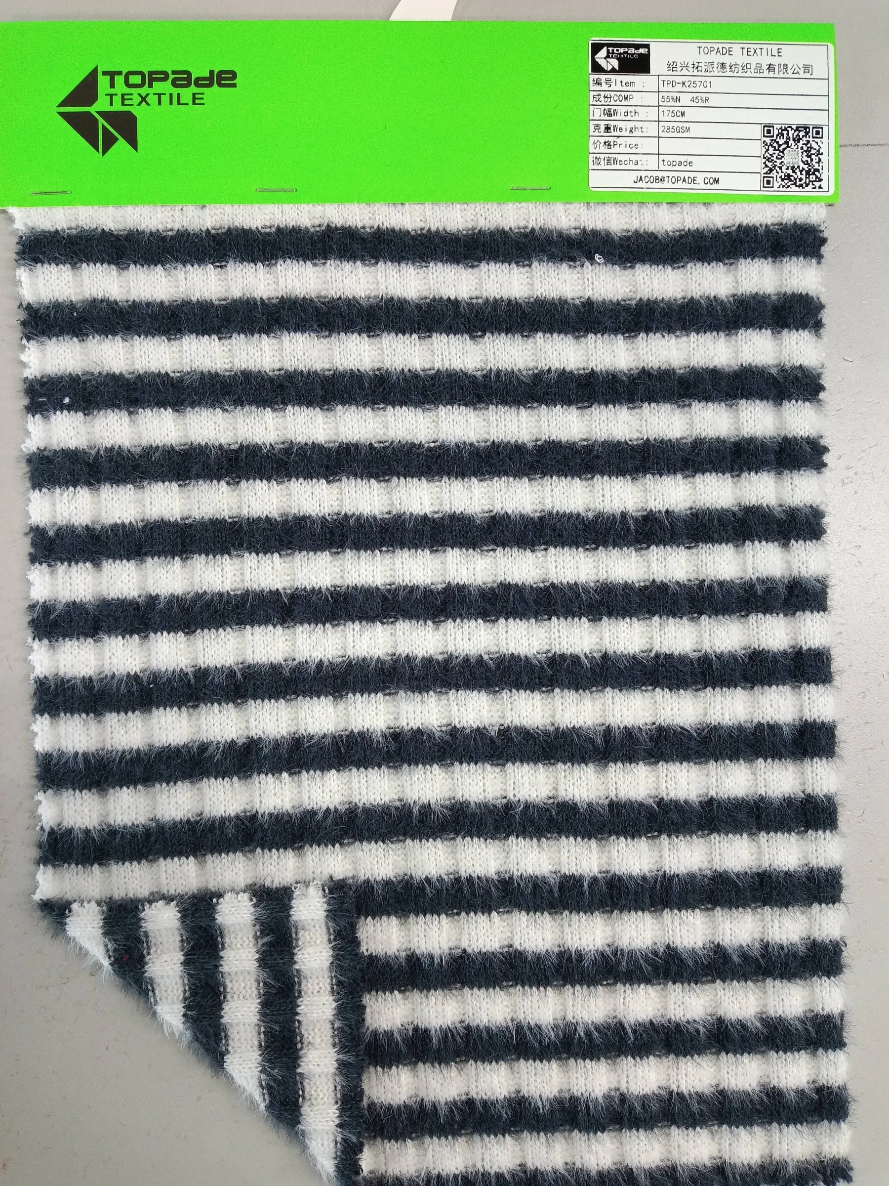Stripe 5×3 Rib Knit — TPD-K25701