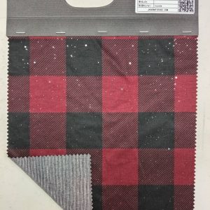 Printed Metallic Double Knit fabric — TPD-K26564AB