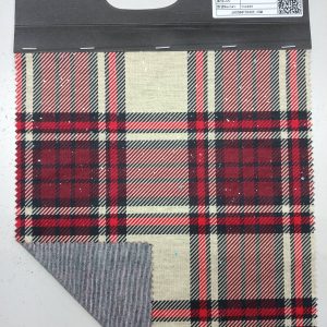 Printed Metallic Double Knit fabric — TPD-K26564BB