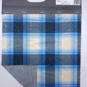 Printed Metallic Double Knit fabric — TPD-K26564CB